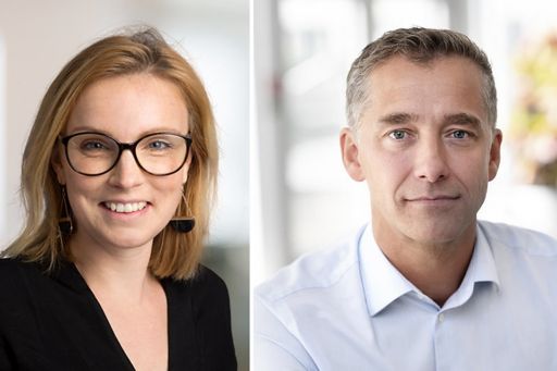 Helena Granborg, KPMG Sverige, och Jens Wikström, Folksam.