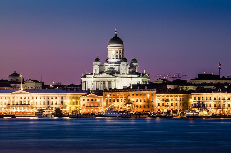 Cathedral night view, Helsinki