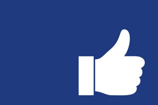 Thumbs-up illustration against blue background