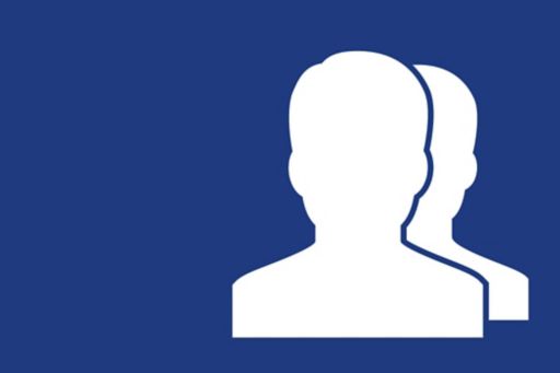 Icon: Two men heads against KPMG blue background
