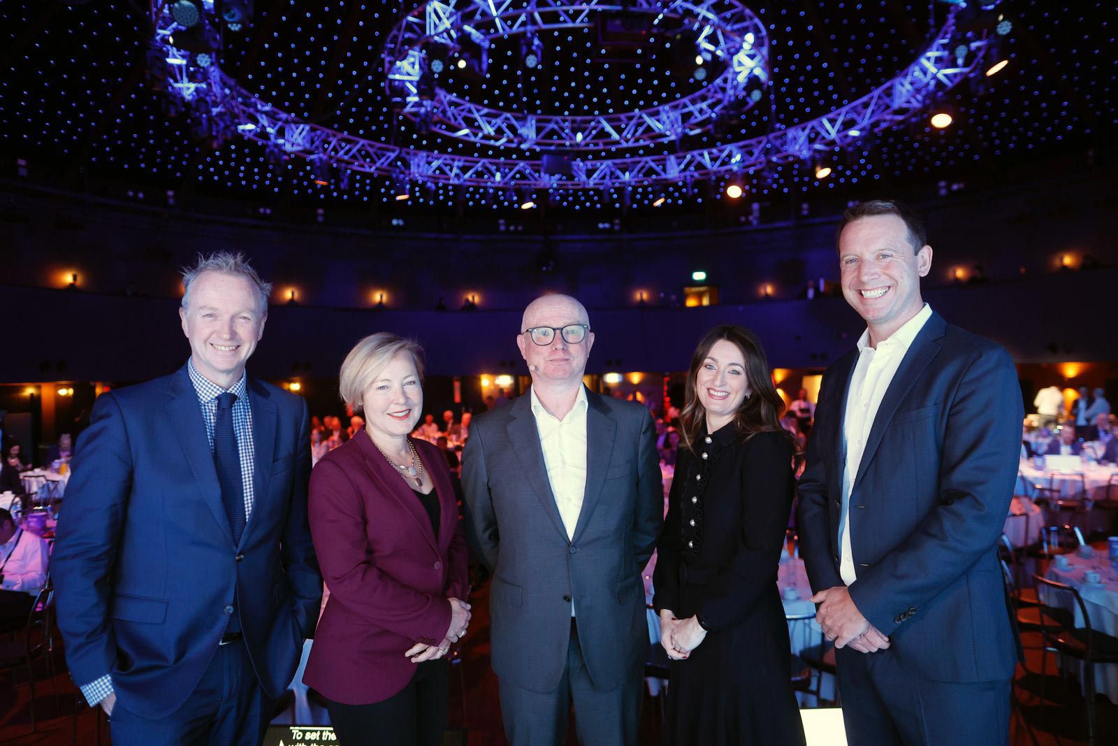 Pictured L: R Matt Cooper, Broadcaster and journalist, Gillian Tett, Chair of the US Editorial Board and America Editor-at-Large, Financial Times, Dan O'Brien, Chief Economist, Institute of International and European Affairs, Olive O'Donoghue, Tax Partner, KPMG and Tom Woods, Head of Tax, KPMG.