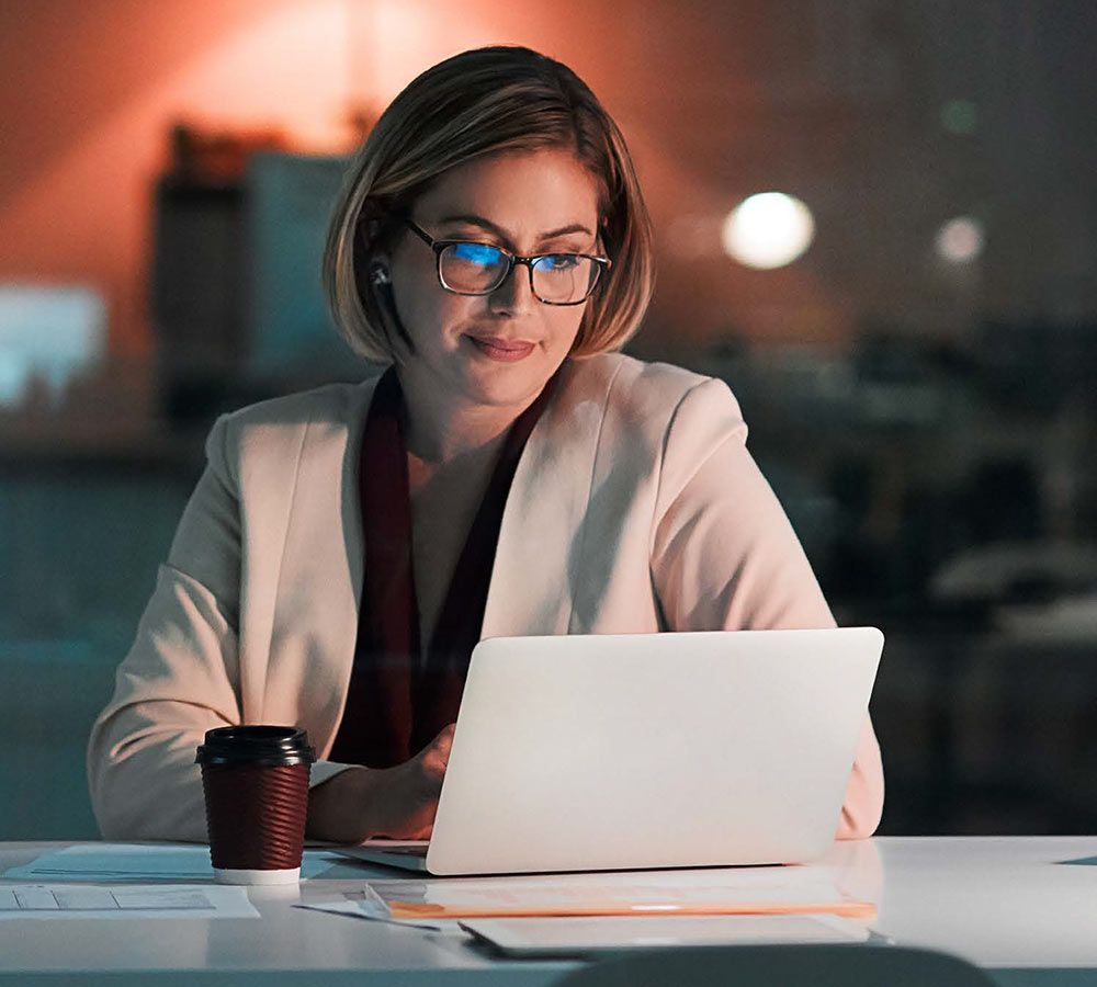 Woman working in office