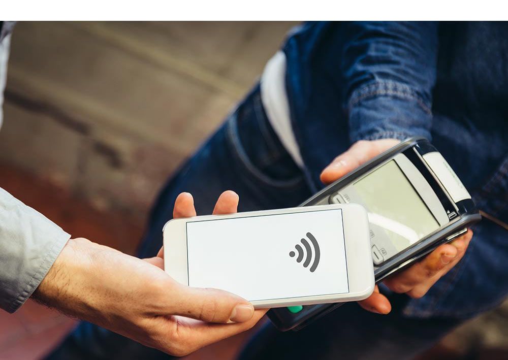 Paying using mobile phone  - Customer-led Digital Transformation