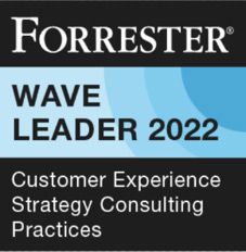 Forrester Wave Leader 2022 - Customer Experience Strategy Consulting Practices