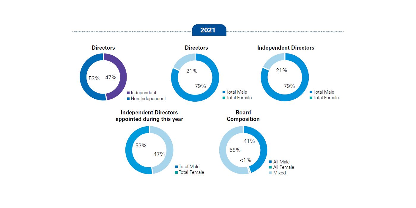Board Composition - Gender of Directors