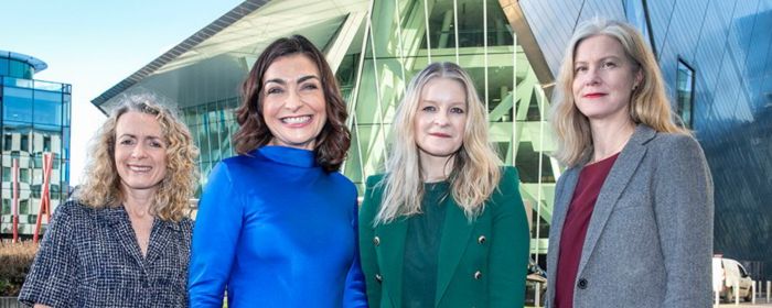 Pictured at the launch of the programme are left to right: Olivia Lynch, KPMG, Oonagh O’Hagan, Owner Meaghers Pharmacy Group and Lead Entrepreneur, Áine Kerr, Entrepreneur and Broadcaster and Sinead Lonergan, Enterprise Ireland