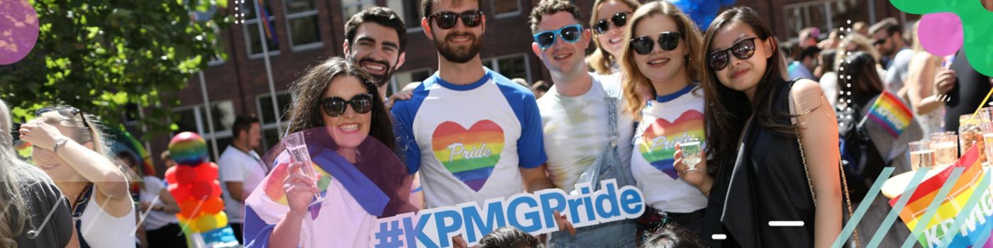 KPMG people at Pride