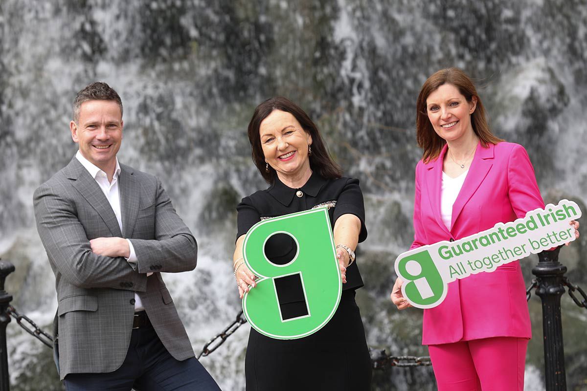 Pictured at the announcement are left to right: Alan Bromell, Partner and Head of Private Enterprise at KPMG, Brid O’Connell, CEO at Guaranteed Irish and Camilla Cullinane, Tax Partner at KPMG.