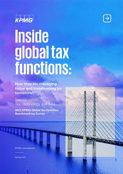 Inside global tax
functions: How they are managing today and transforming for tomorrow Special report: Tax, technology and data 2023 KPMG Global Tax Function
Benchmarking Survey