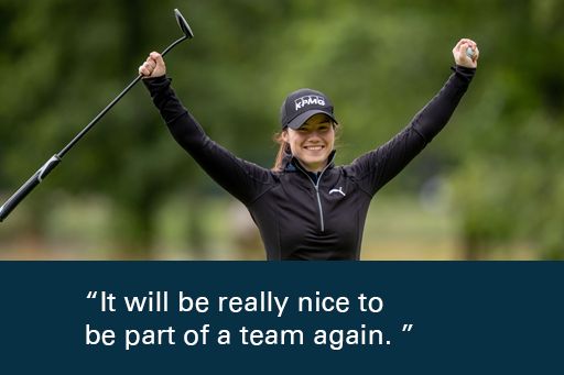 Leona Maguire quote It will be really nice to be part of a team again 