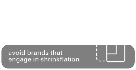 3 in 5 avoid brands that engage in shrinkflation