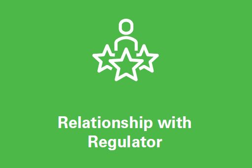 Relationship with regulator