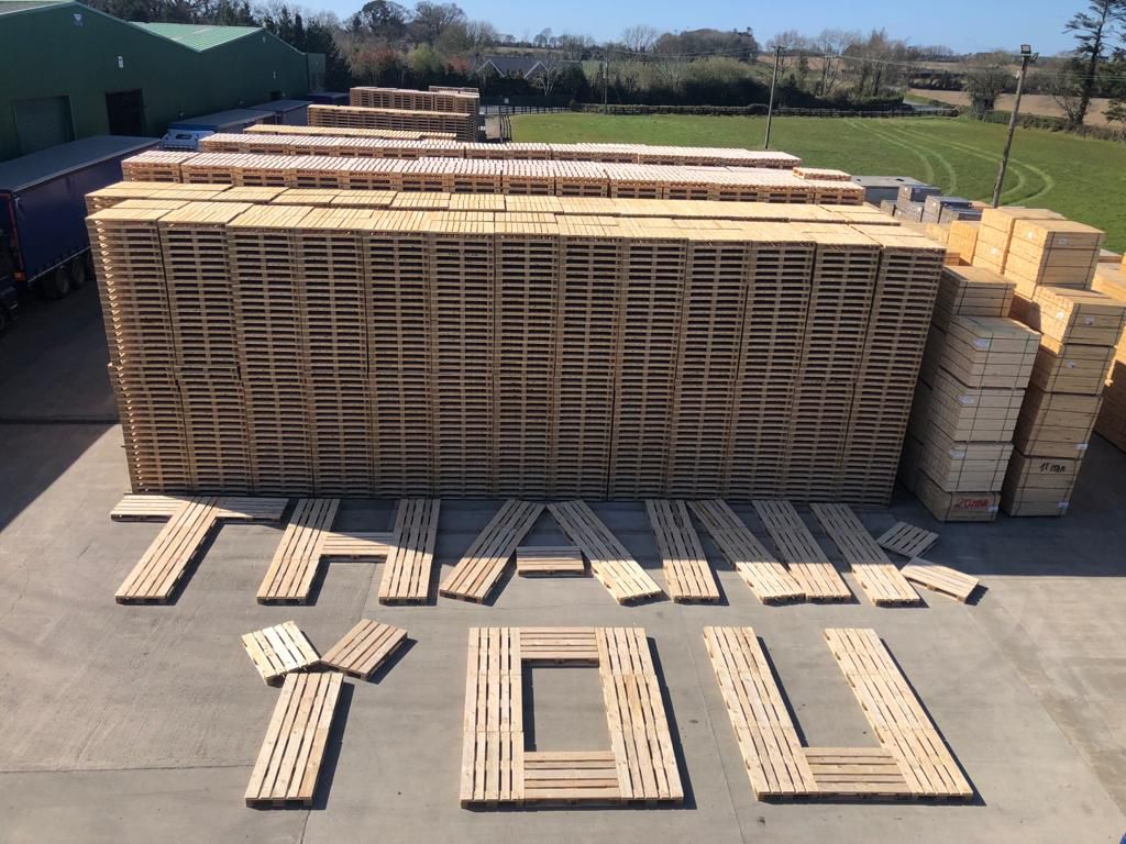 Thanking the HSE by Mary B Walsh of Ire Wel Pallets