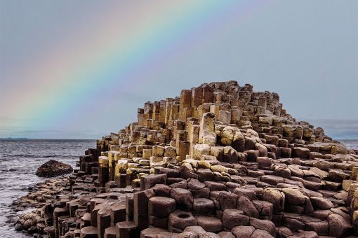 Rainbow at the Giant's Causeway