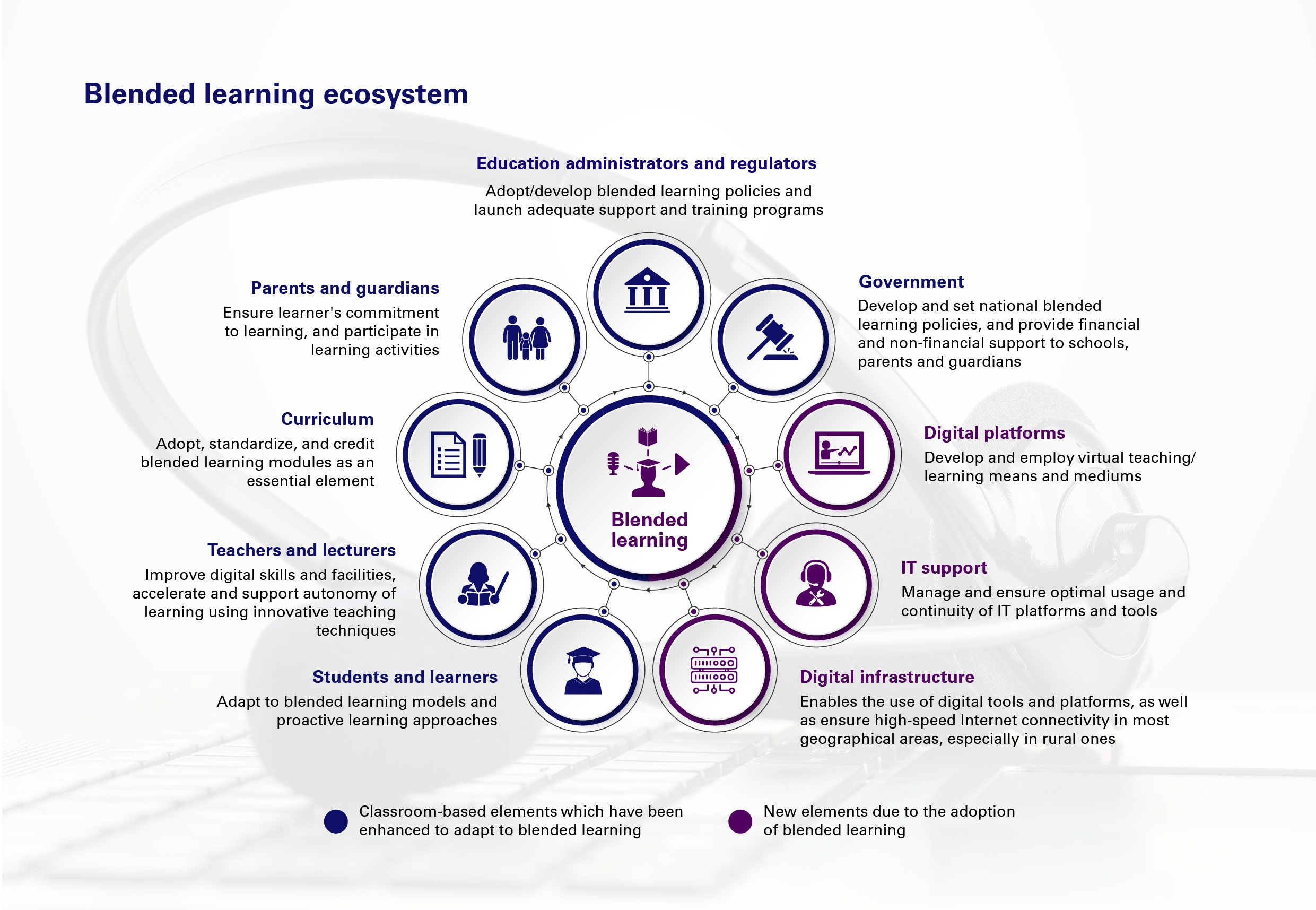 Infographic Blended learning experience