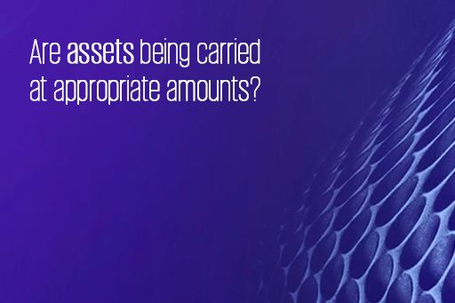 Are assets being carried at appropriate amounts?