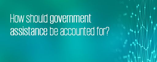 How should government assistance be accounted for?