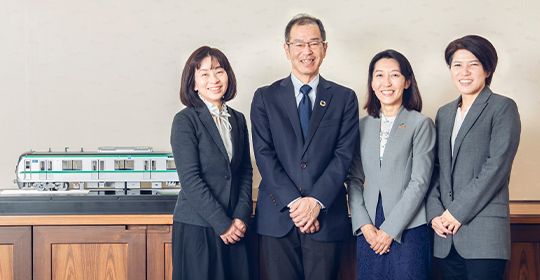 東京地下鉄株式会社_堂免氏と増田氏と増田氏、KPMG