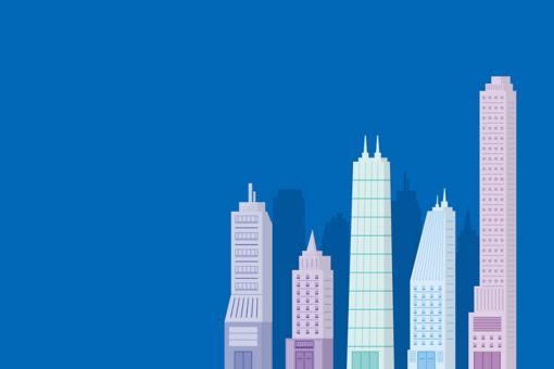 Illustration of buildings