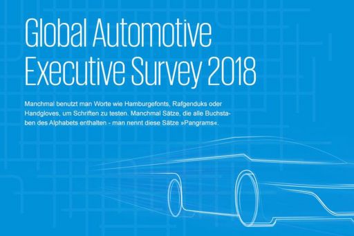 Global Automotive Executive Survey 2018