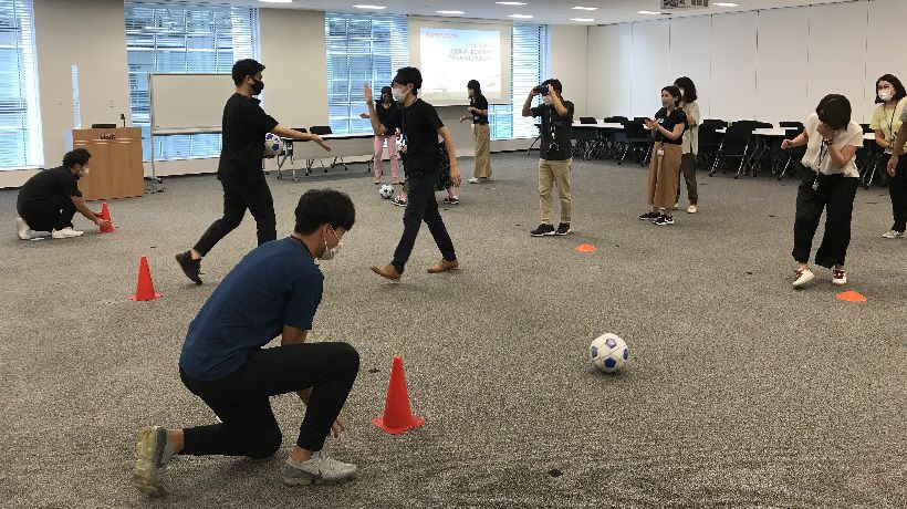 ブラインドサッカー協会「OFF T!ME biz」の社内研修での活用