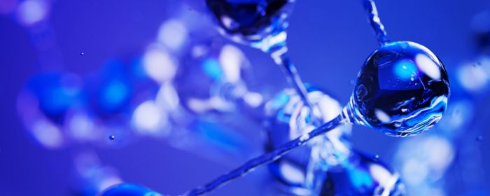 透明な水素分子の結合イメージ