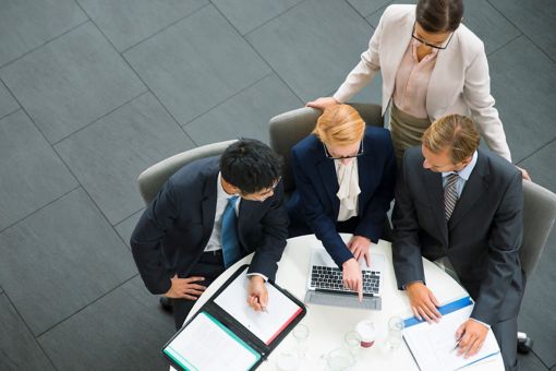 Colleagues in a meeting