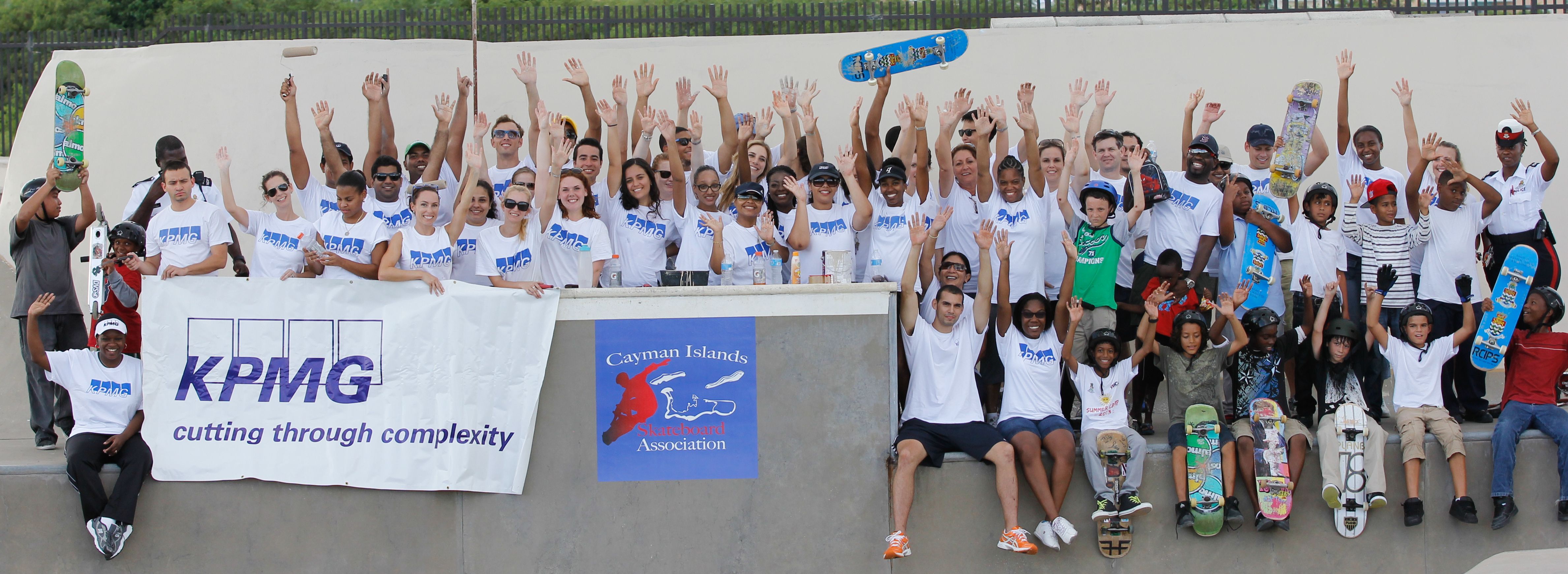 KPMG Cayman staff volunteering