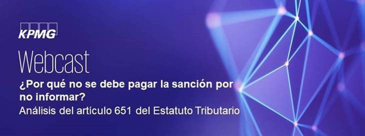 Webcast ¿Por qué no se debe pagar la sanción por no informar?