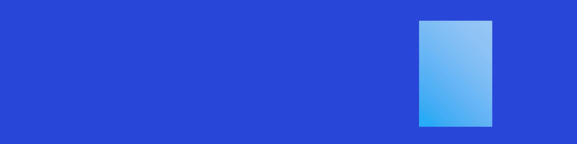 Kpmg frame window light blue on cobalt gradients
