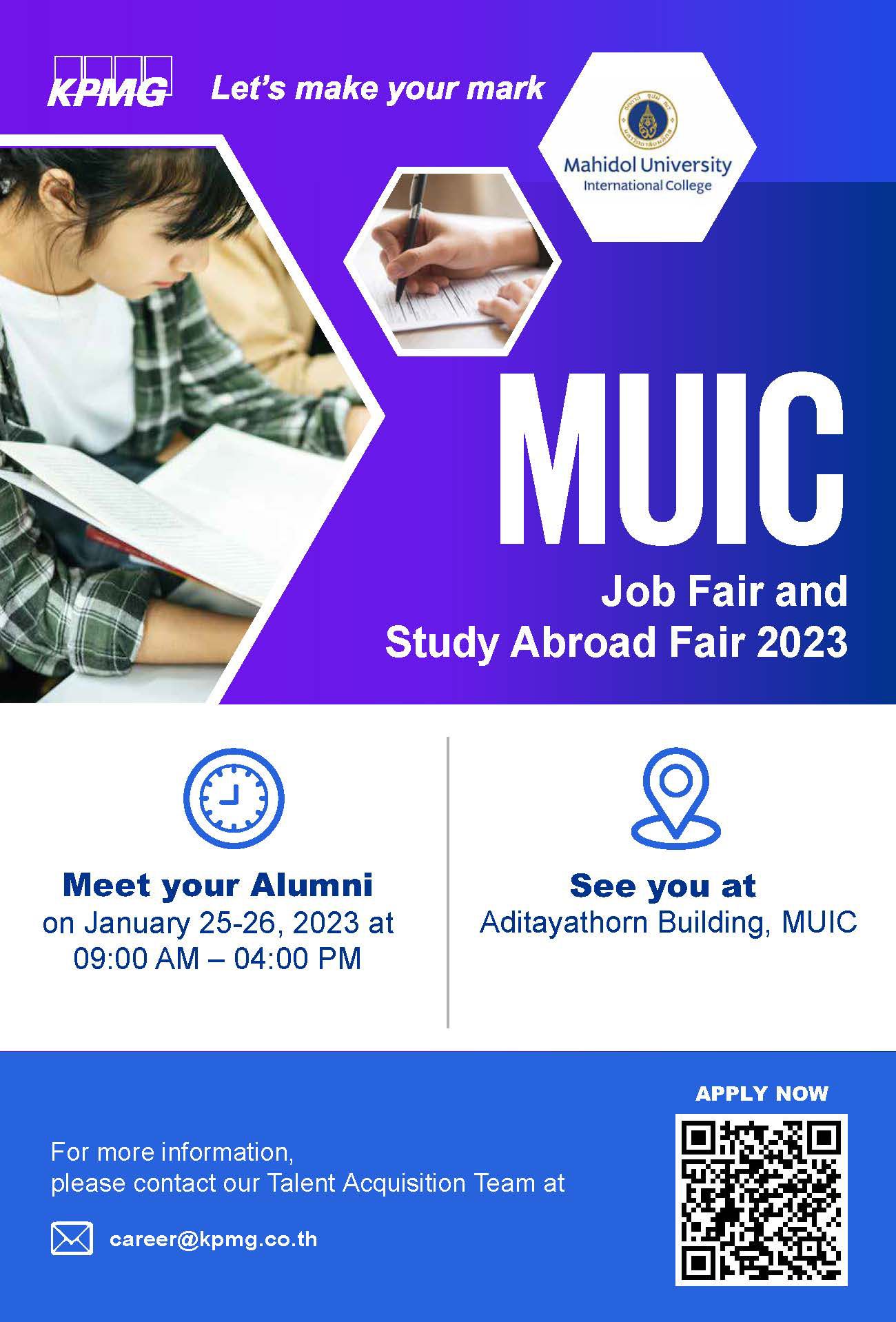 MUIC Job Fair and Study Abroad Fair 2023