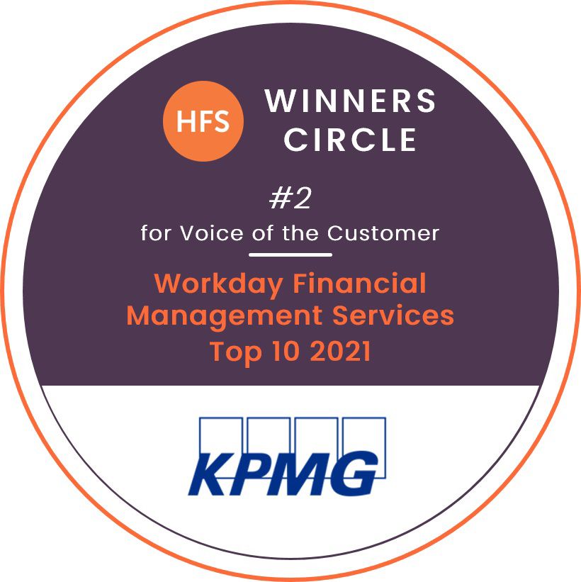 KPMG Workday Financial Management Services badge