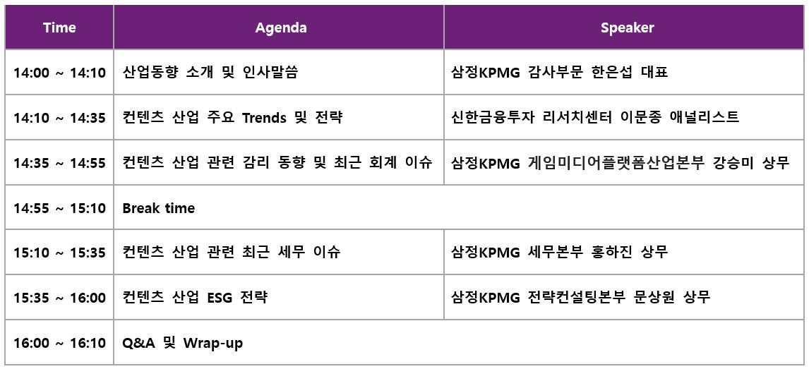 Samjong KPMG Press release