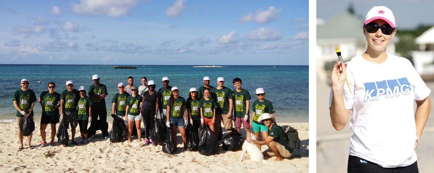 KPMG Cayman staff volunteering