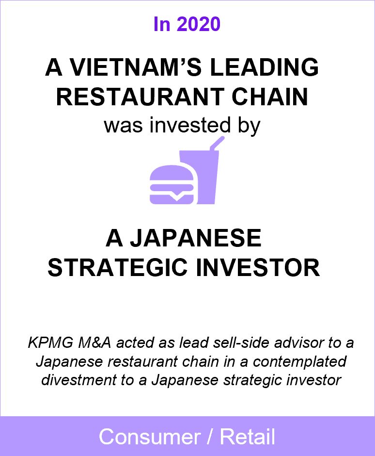 vietnam leading restaurant chain and japanese strategic investor