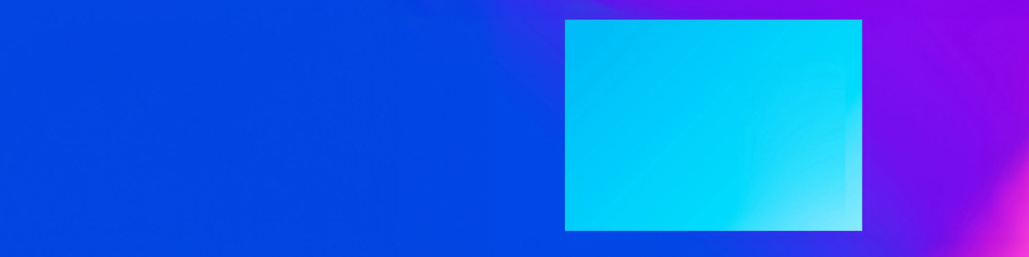 Light blue rectangle with blue and purple gradient background