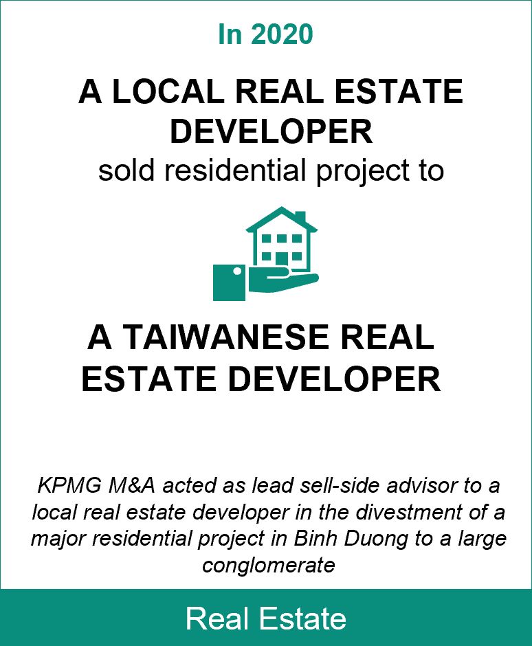 local real estate developer and a taiwanese real estate developer