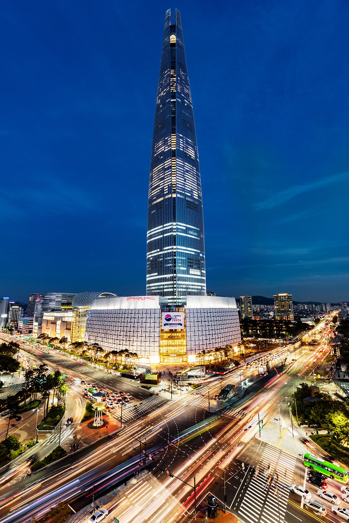 Lotte world tower, Seoul, South Korea