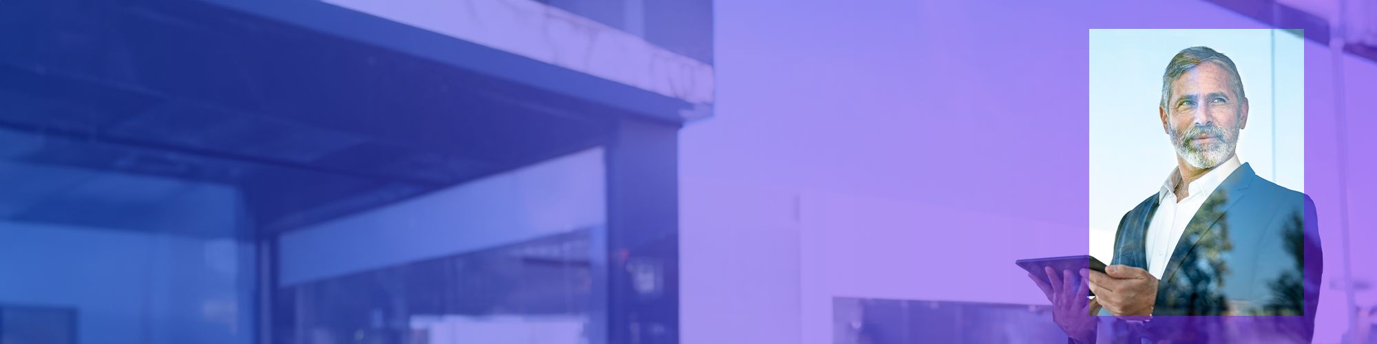 man looking the window