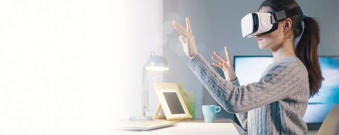 Persona en el metaverso