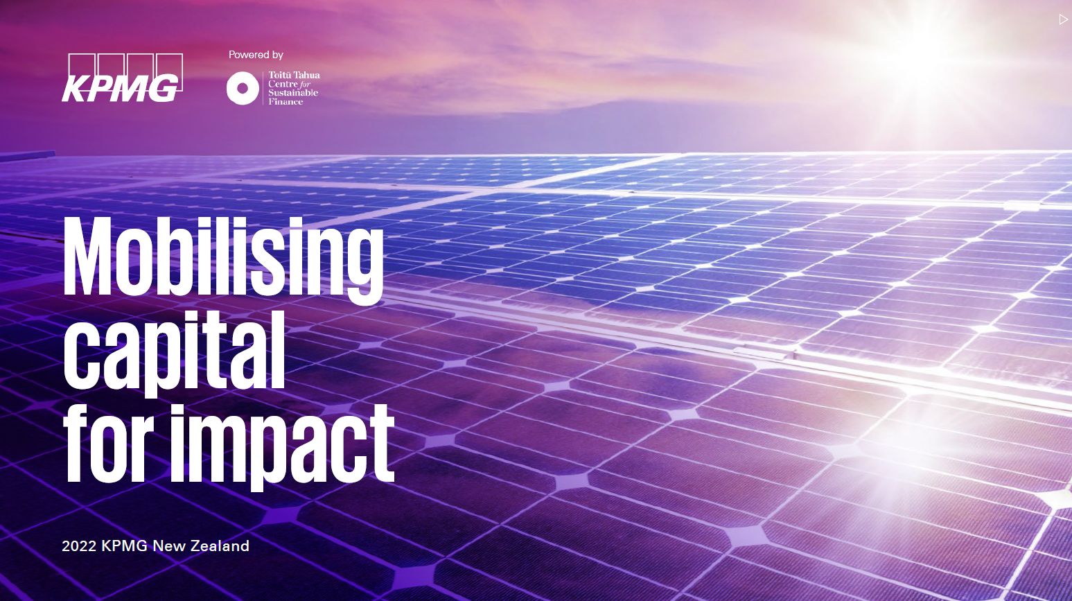 Mobilising capital for impact