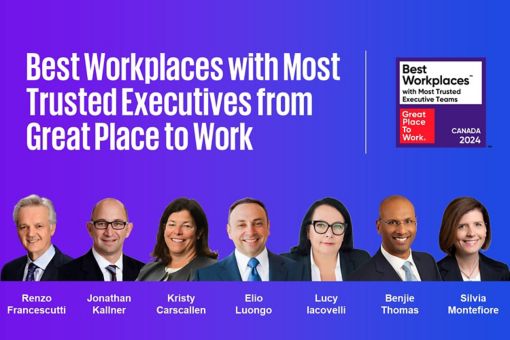 Best workplaces with most trusted executive teams