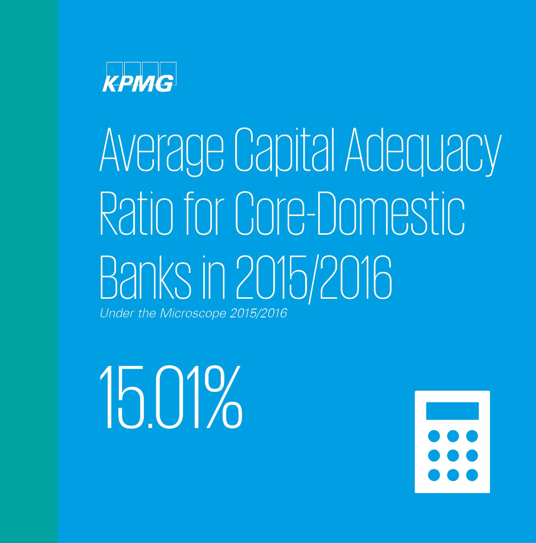 Average Capital Adequacy Ratio for Core-Domestic Banks in 2015/2016