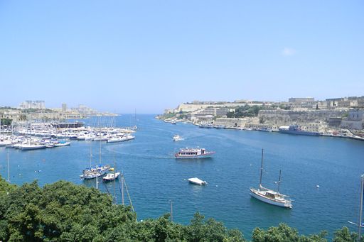 View from KPMG in Malta