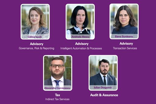 KPMG in Romania expands  with five new directors in  Audit, Tax & Legal, and Advisory