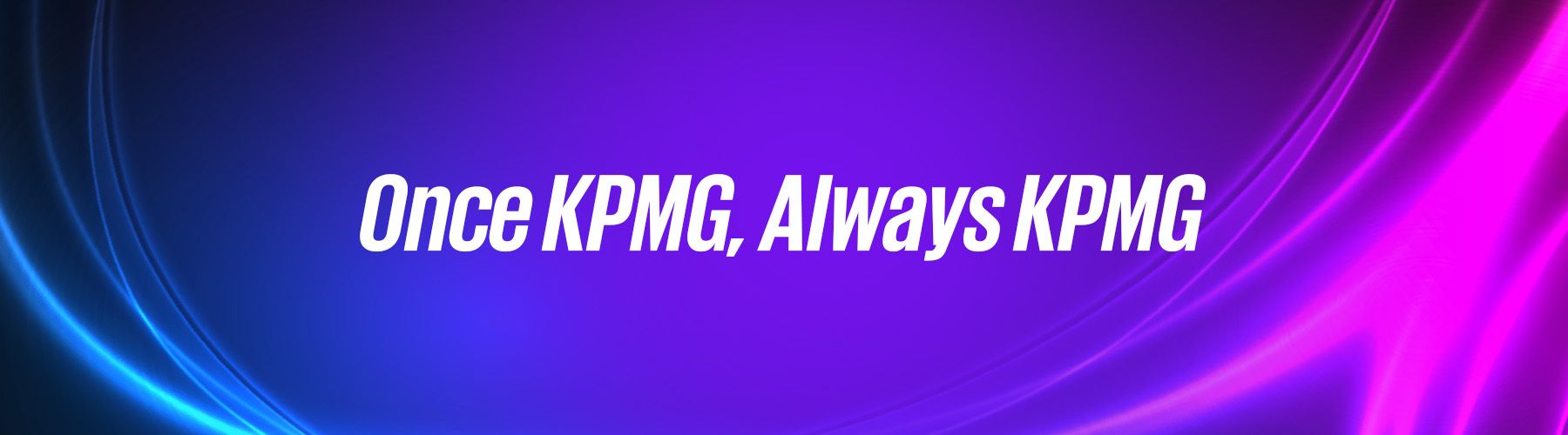 Once KPMG, Always KPMG