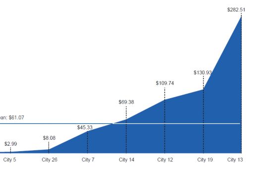 Operating and capital cost per program participation 