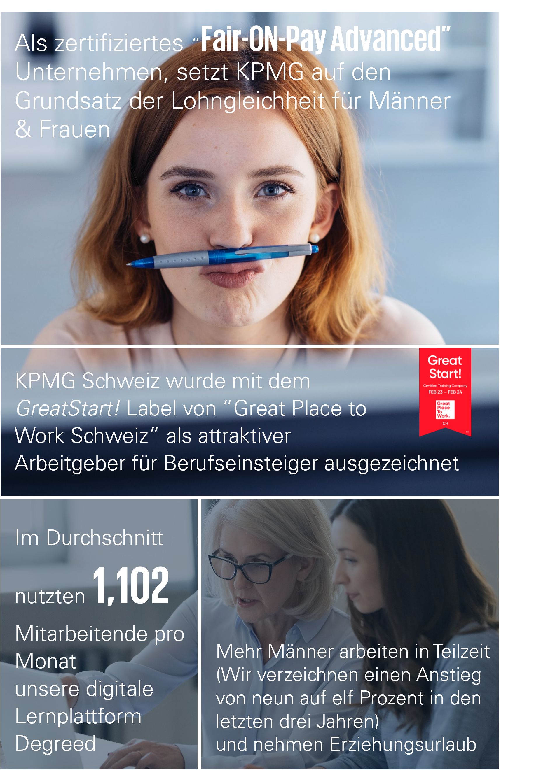 KPMG Switzerland Impact Plan 2023 - "our people"