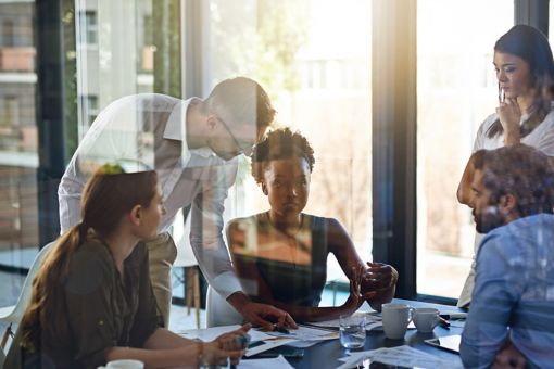 People in a meeting room