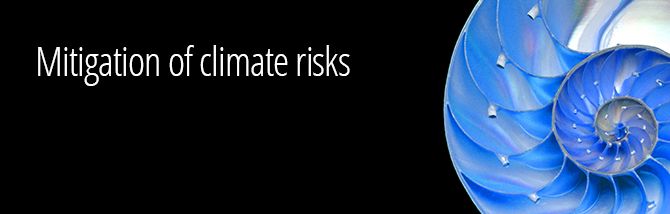 Mitigation of climate risks